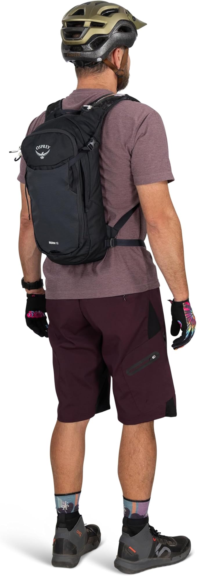 Osprey Berm Biking Backpack with Hydraulics Reservoir - Lightweight Hydration Backpack for Men and Women