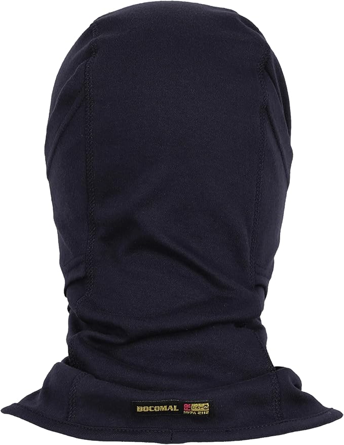 BOCOMAL FR Flame Resistant Balaclava Face Mask Arc Rated NFPA2112 CAT2 Helmet Liner Covering Hood for Welding