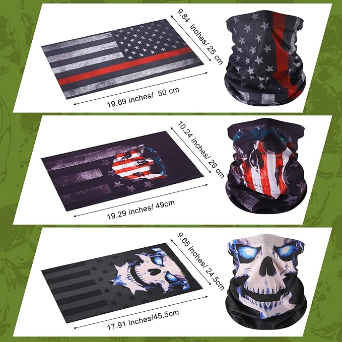 Bonuci 100 Pcs Neck Gaiter Bulk Seamless Neck Gaiter Face Coverings Breathable Elastic Headwear Bandana for Women Men