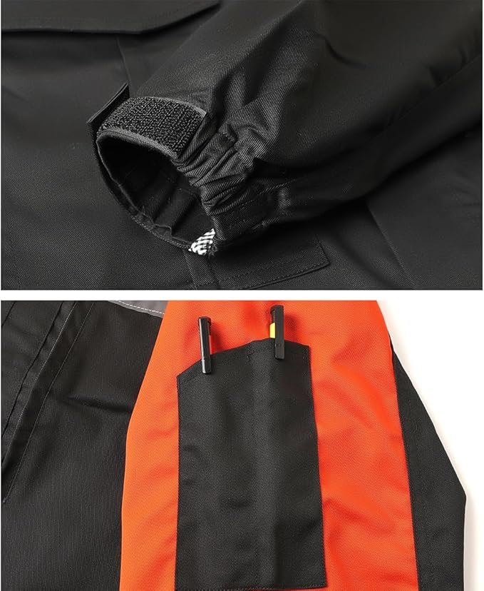 Mens Reflective Coverall Work Mechanics Coverall Work Suit Hi Vis Jumpsuit Bicolor Overalls