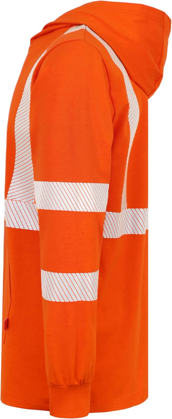 TICOMELA FR Shirts Pullover High Visibility 6oz Lightweight Hi vis Flame Resistant Reflective Hooded Work Shirt
