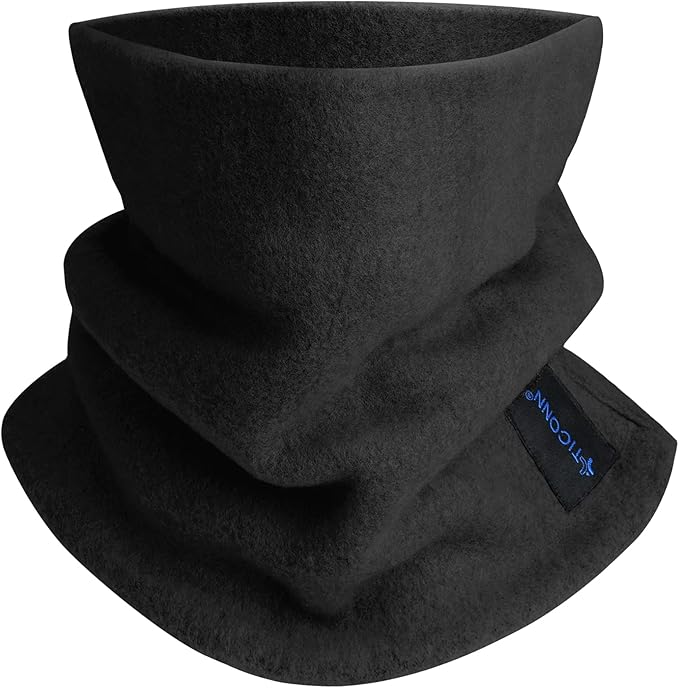 TICONN Neck Gaiter Face Cover Scarf, Neck Warmer Breathable Sun & Wind-proof for Skiing Fishing Hiking Cycling