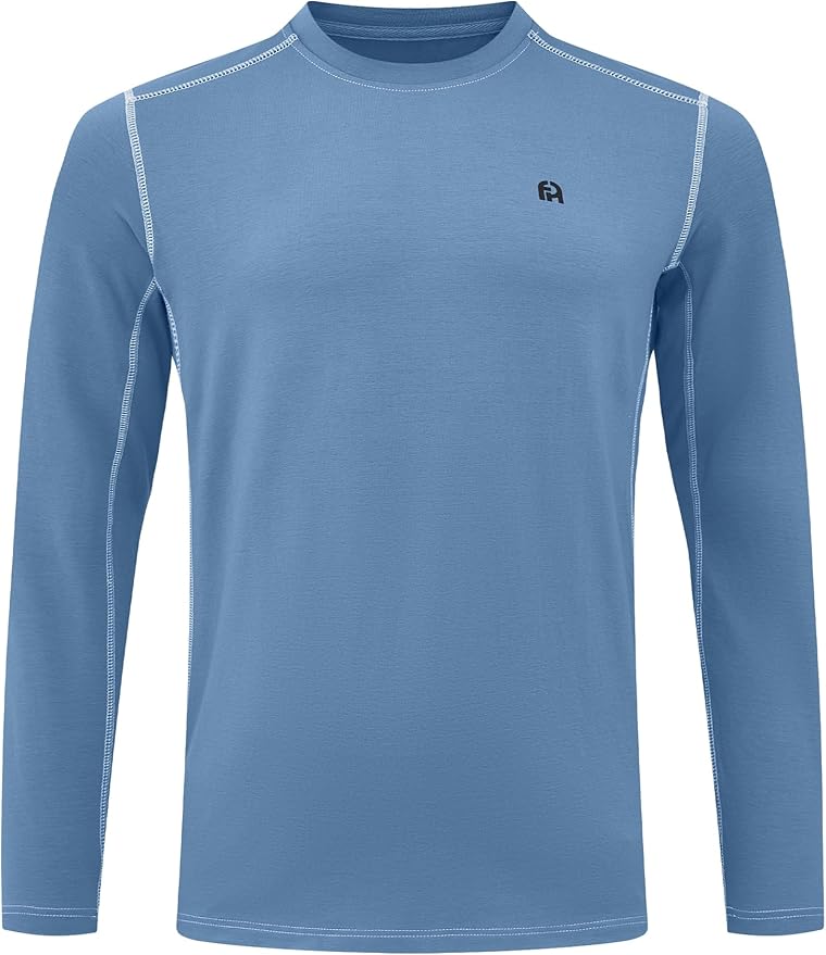 FR Shirts for Men 6oz Lightweight Stretch Work Shirt with Decorative Shoulder Stitch Design Flame Resistant Long Sleeve CAT2