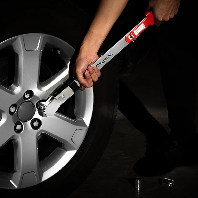 Olsa Tools Split Beam Torque Wrench (1/2-Inch Drive) - ±4% Accuracy, 72 Teeth - 50-250 ft-lb Range - 15° Flex Head - Professionally Certified - Professional-Grade Torque Wrench