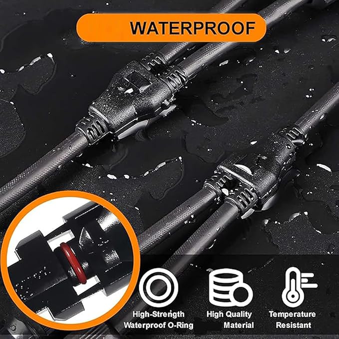 4 Pairs Solar for Connector Y Branch Parallel Adapter Cable Wire Plug 2 to 1 Male Female Connectors (M/FF, F/MM) for Solar Panel with PV Cable Clips