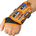 Magnetic Wristband for Holding Tools Adjustable Magnetic Wristband with 16 Strong Magnets for Screws and Nails, Drill Bits, Bolts Ideal Father's Day Gift Wrist Magnetic Tool Holder