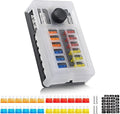12 Way 12V Fuse Box 12Volt Blade Fuse Block Holder, 12 Circuit W/Negative Bus Waterproof Fuse Box with LED Indicator for 12V/24V Automotive Golf Cart Truck Car Boat Marine RV Van Vehicle