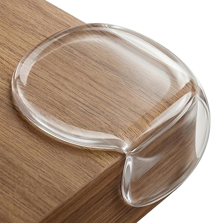 Extra Large & Ultra-Safe Baby Corner Protector Guards - 16-Piece Transparent Table Corner Protectors for Furniture, Super Strong Adhesive, Easy to Install Child Safety Set(Transparent Round)