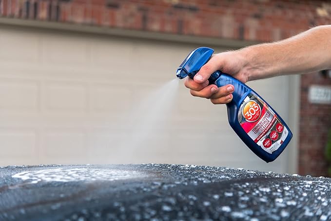 303 Products 30571CSR Tonneau Cover and Convertible Top Cleaner - Vinyl and Fabric Top Cleaner - Ultimate Cleaning Power - Helps Remove Tough Stains - Rinses Residue Free - 16 fl. oz. Packaging May Vary