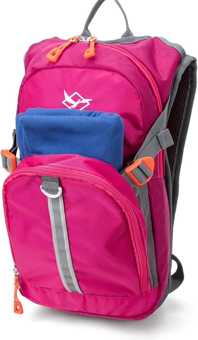 Ivygreen Kids Hydration Backpack, Hiking Backpack for Boys or Girls with 1.5L Water Bladder