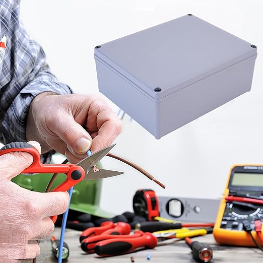 ABS Plastic Dustproof Waterproof Box IP65 Junction Boxes Project Junction Conduit Box Enclosure Use for Outdoor and Indoor