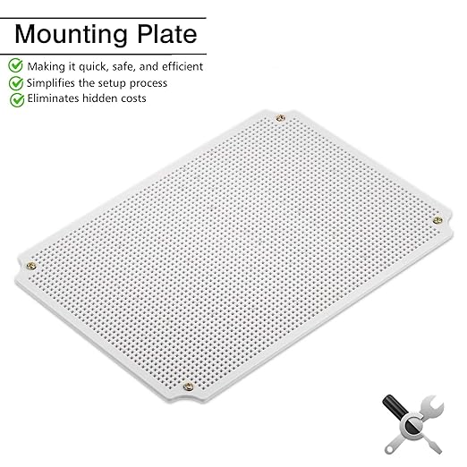 QILIPSU Outdoor Junction Box IP67 Waterproof Project Box ABS Plastic Weatherproof Electrical Enclosure Clear Cover (15"x11"x5.1" CC)