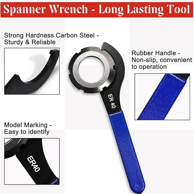 4Pcs Universal Coilover Spanner Wrench Set, Shock Wrench Adjustable Spanners for Most Car and Motorcycle Coil Over Shock Adjustments