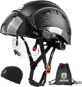 GREEN DEVIL Safety Hard Hat with Tinted & Clear Visor Vented Construction Helmet Cascos de Construccion ABS Work hardhats for Men