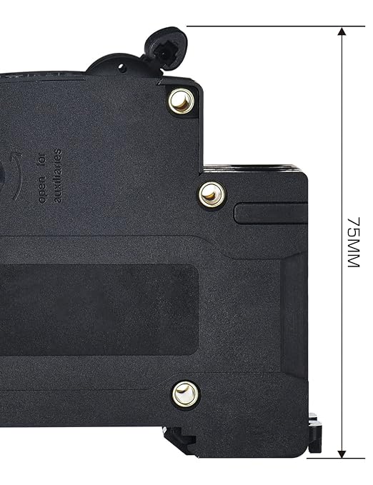 DIHOOL 30 Amp Circuit Breaker DIN Rail Mount Solar Disconnect Switch 2P 1000V Miniature Circuit Breaker