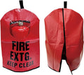 Heavy Duty Fire Extinguisher Cover with Window - Fire Protective Sleeve from Scuffs & Scratches Accessories (17" W x 25" L(Fit for 10-20LB))