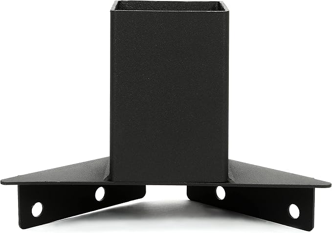 KUAFU Outdoor 4x4 Deer Stand Brackets Compound Angle Brackets for Deer Stand Hunting Blinds Shooting Shack (Set of 4) Shooting Shack Tree House Observation Decks Steel