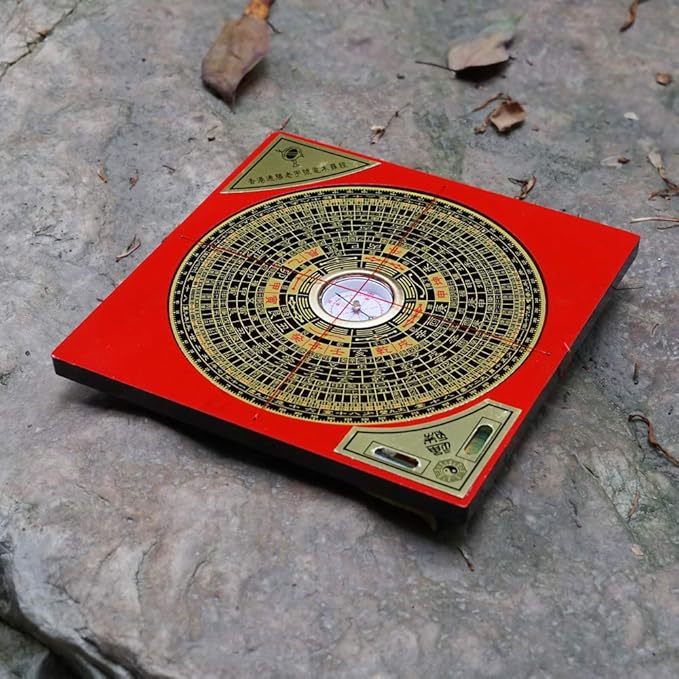 Professional Feng Shui Compass Geomantic Pointer for Measuring Geographical Direction Supplies - Home Decor (5.9")
