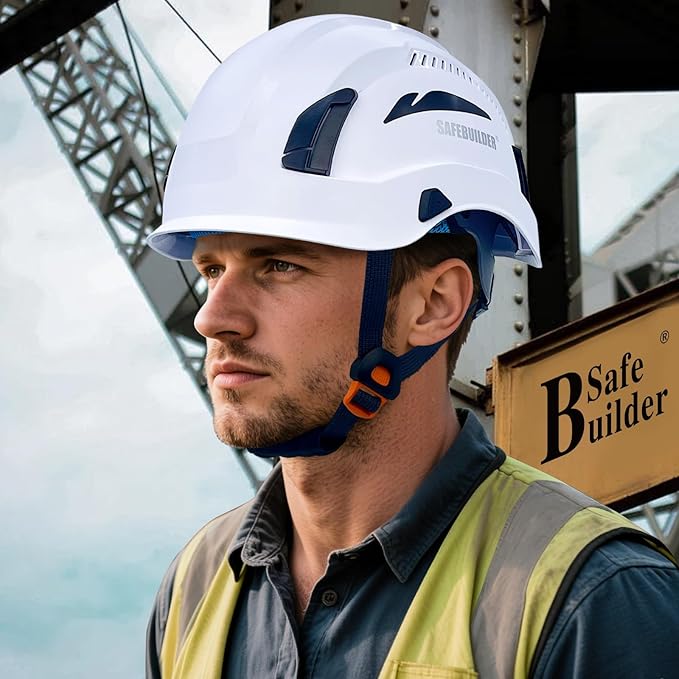 Safety Helmet Hard Hats Construction Head Protection 6-Point Suspension Lightweight Work Outdoor,Industrial ANSI Approved