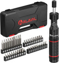 Torque Screwdriver Set 10-60 in-lb, Adjustable Inch-Pound Torque Driver Kit with S2 Steel Bits & Case – Prevents Over-Tightening for Bike Repair, Scope Mounting & Optics