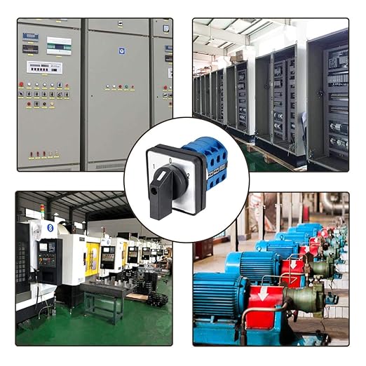 Changeover Switch LW28-20 3 Positions 12 Terminals Universal Rotary Cam Selector Latching Switches 550V 20A