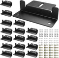 16 PCS Solar Panel Mounting Z Brackets,Lightweight Aluminum Solar Panel Mounting Brackets for RVs, Trailers, Boats, Vans, Campers