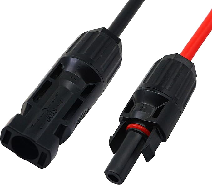 CERRXIAN 50cm 10AWG SAE to Male & Female Adapter 10AWG Cable with SAE Conector for RV Panel Solar