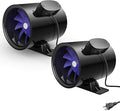 iPower Silent Inline Duct Ventilation Booster Fan 6 Inch 300 CFM Quiet Vent Exhaust Blower for Hydroponics Grow Tent Greenhouse Kitchen Bathroom, 2 Pack, Black