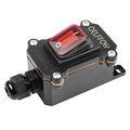 Waterproof On Off Toggle Switch with Red Light Rocker Button Inline Cord Switch DPST AC/DC 20A-125V,16A-250V,30A-24V,35A-12V, IP66