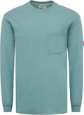 TICOMELA FR Shirts for Men Flame Resistant Shirt NFPA2112/CAT2 7oz Fire Retardant Men's Long Sleeve Henley Shirts