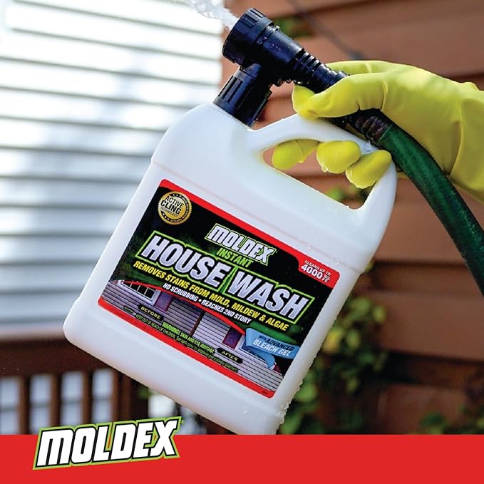 Moldex Concentrated Instant House Wash, 56 oz, Yellow