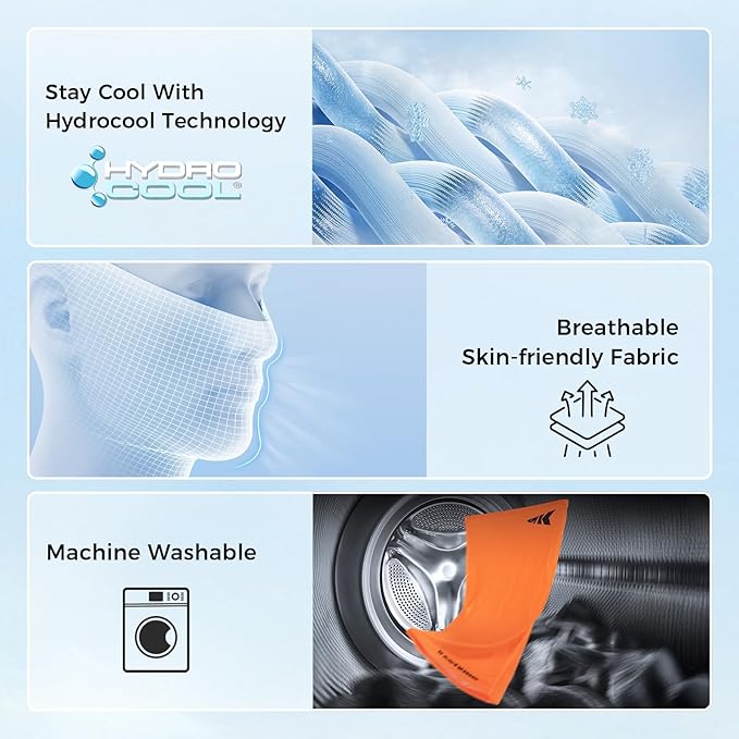 KastKing Ultimate Angler Neck Gaiter, UPF 50 Sun Mask, Sun Gaiters for Men & Women, Hydrocool Technology, Fishing, Hiking