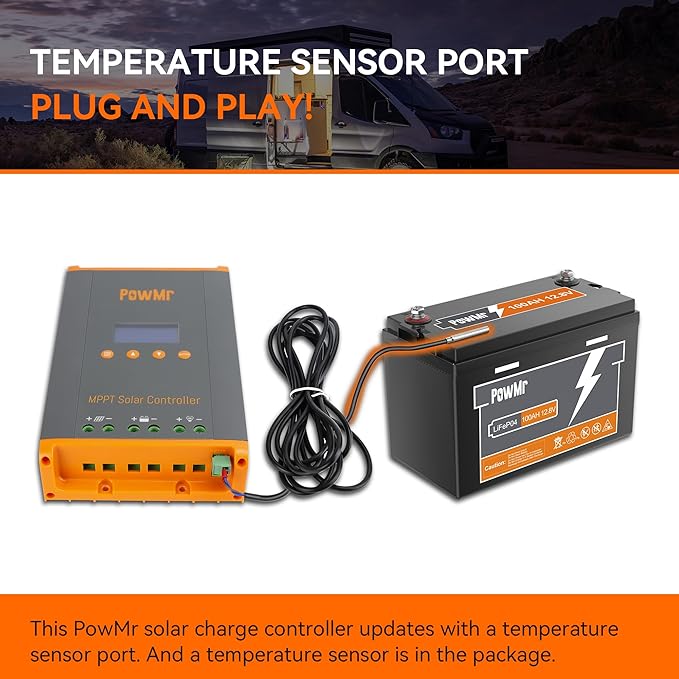 MPPT Solar Charge Controller 60AMP, for 12V/24V/36V/48V Auto, MAX 160V 2800W Input, 150V w/LCD Display, for Lead-Acid Lithium Battery -- Parallel Version