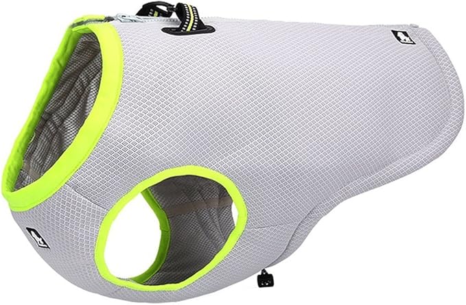 SGODA Dog Cooling Vest Harness Cooler Jacket Grey Green X-Small