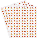 2400 Pcs Small Sticker for Kids,Mini Fire Sticker Cartoon Paper Small Decals Cute Self-Adhesive Stickers for Summer Party Envelopes Scrapbook Gifts DIY Supplies,0.5in（Fire）