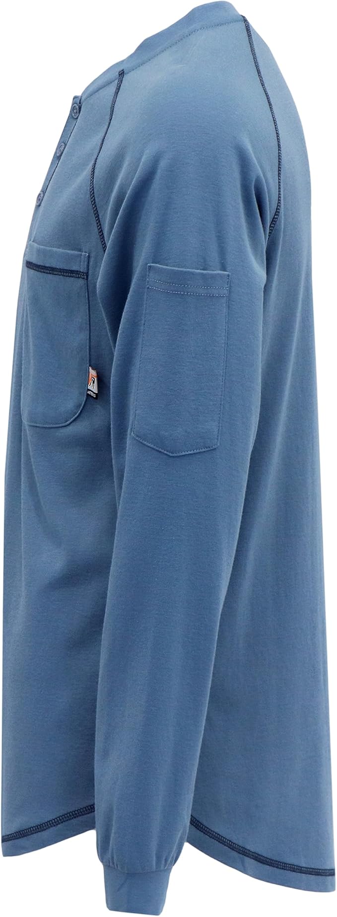 VATRENUS FR Shirts Henley 5.5oz 100% Cotton Flame Resistant Long Sleeve T-Shirts