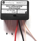 Differential Thermostat Home Solar Hot Water Heating Pump Controller, 12V, 10A