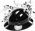 COOLJOB Full Brim Hard Hat, OSHA Construction Work Approved, HDPE Safety Helmet with 4 Point Adjustable Ratchet Suspension, Class E, G & C