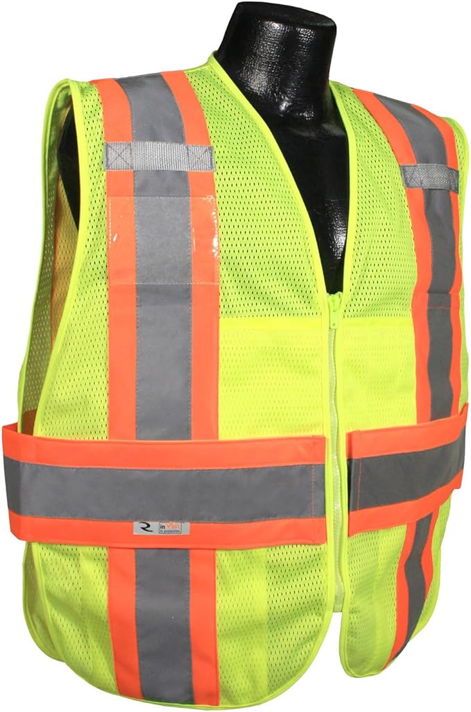 Radians SV23-2ZGM-3X/5X Polyester Mesh Class-2 Expandable Two Tone Vest