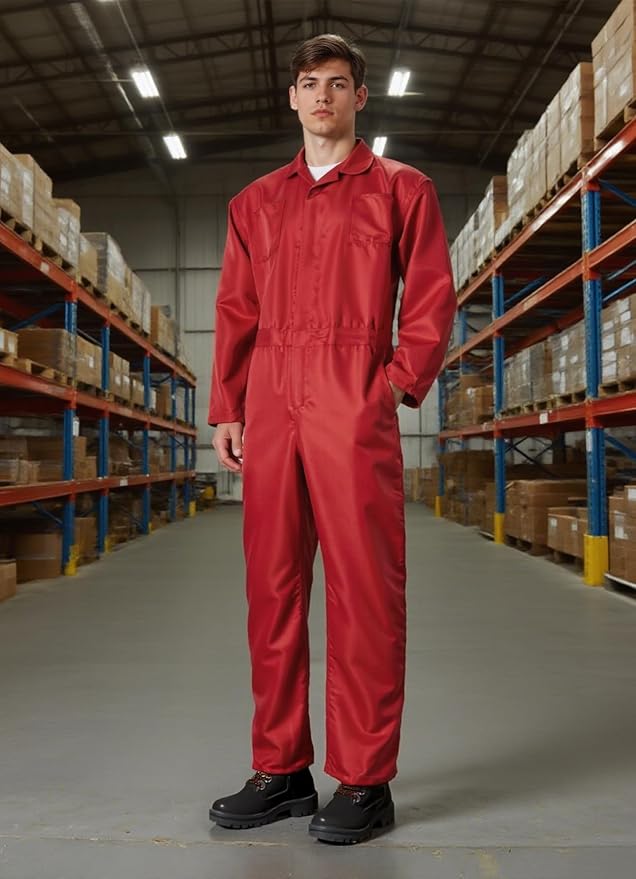 MCJC Coveralls for Men Adult Jumpsuit Coveralls Mechanic Work Uniform Halloween Horror Killer Costume