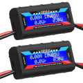 Yunsailing 2 Pcs High Precision Watt Meter Power Analyzer Battery Consumption Performance Monitor with Backlight Digital LCD Screen(9000)