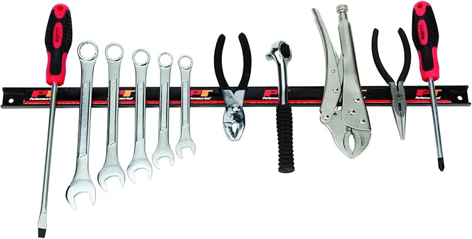 Performance Tool W1286 3 pc. Magnetic Tool Organizer Set - Securely Holds Your Tools, Screws, and Nails in Place for Easy Access and Organization