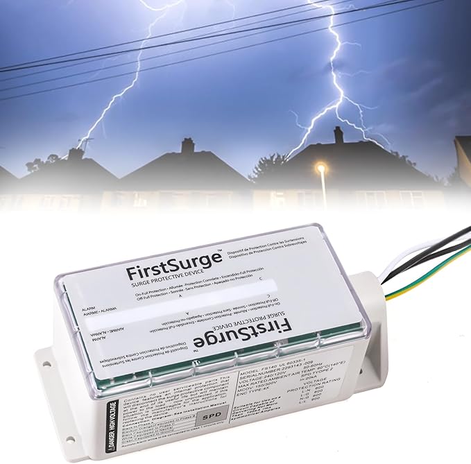 Surge Protection Device - 140kA Whole House Surge Protection Device for use with Any Brand 120/240V Load Center Replace FS140