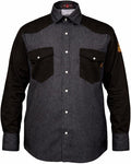 Just In Trend │Flame Resistant FR Shirt - 88/12 - Western Style - Two Tone