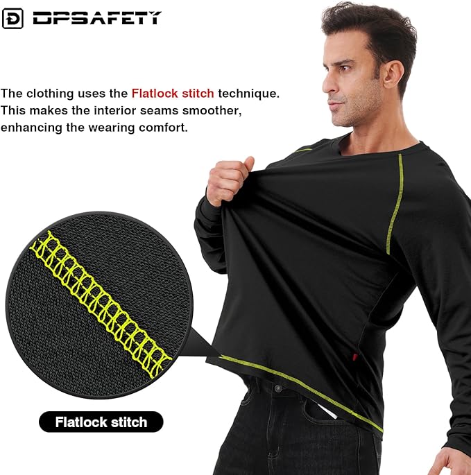 FR Shirt 6 oz Hi Vis Fire Resistant Flame Resistant Shirts for Men,Welding Shirt Cotton CAT2 Long-Sleeved Shirts