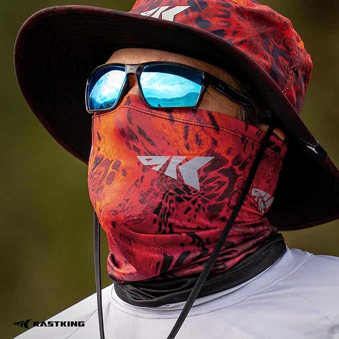 KastKing Sol Armis Neck Gaiter - UPF 50 Face Mask - UV Sun Protection Mask for Men & Women, Fishing, Hiking