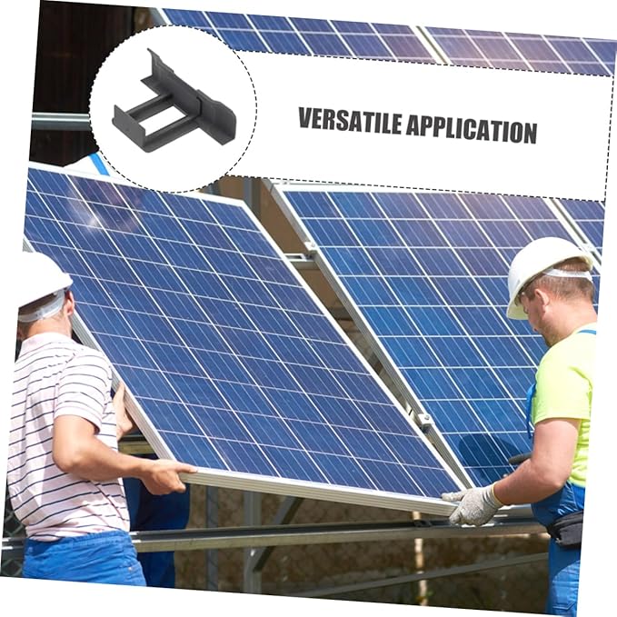 12pcs Solar Panel Water Drain Clips Auto Remove Stagnant Water Photovoltaic Panel Mounting for Efficient Mud Removal and Maintenance