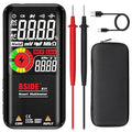 BSIDE Smart Digital Multimeter 9999 Counts Pocket Voltmeter, Rechargeable with 3 Results Display, Capacitance Diode Duty Cycle Resistance Hz V-Alert Voltage Tester