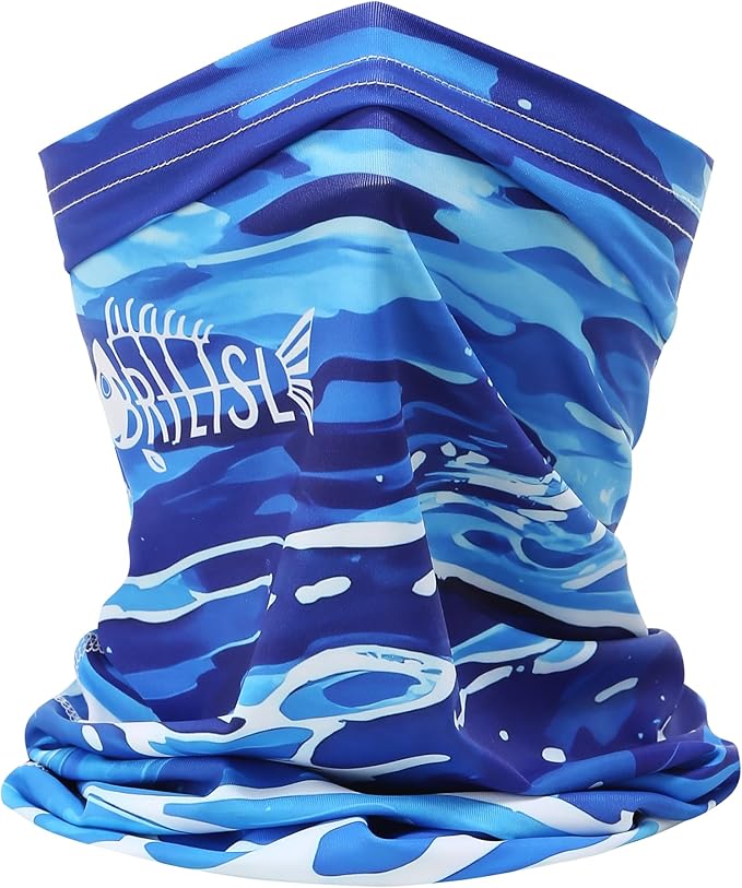 UPF 50 Sun Protection Neck Gaiter - 13-in-1 Multifunctional Face Cover for Hiking, Fishing, Cycling