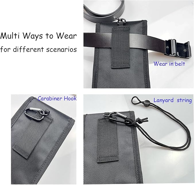 Belt Tool Pouch,Tactical Utility Pouch, Heavy-Duty Nylon EDC Multitool Organizer,Cell Phone Holder, Multi-Pockets Tool Holster Sheath Bag for Electricians Handymen Work Maintenance Dailylife Hiking